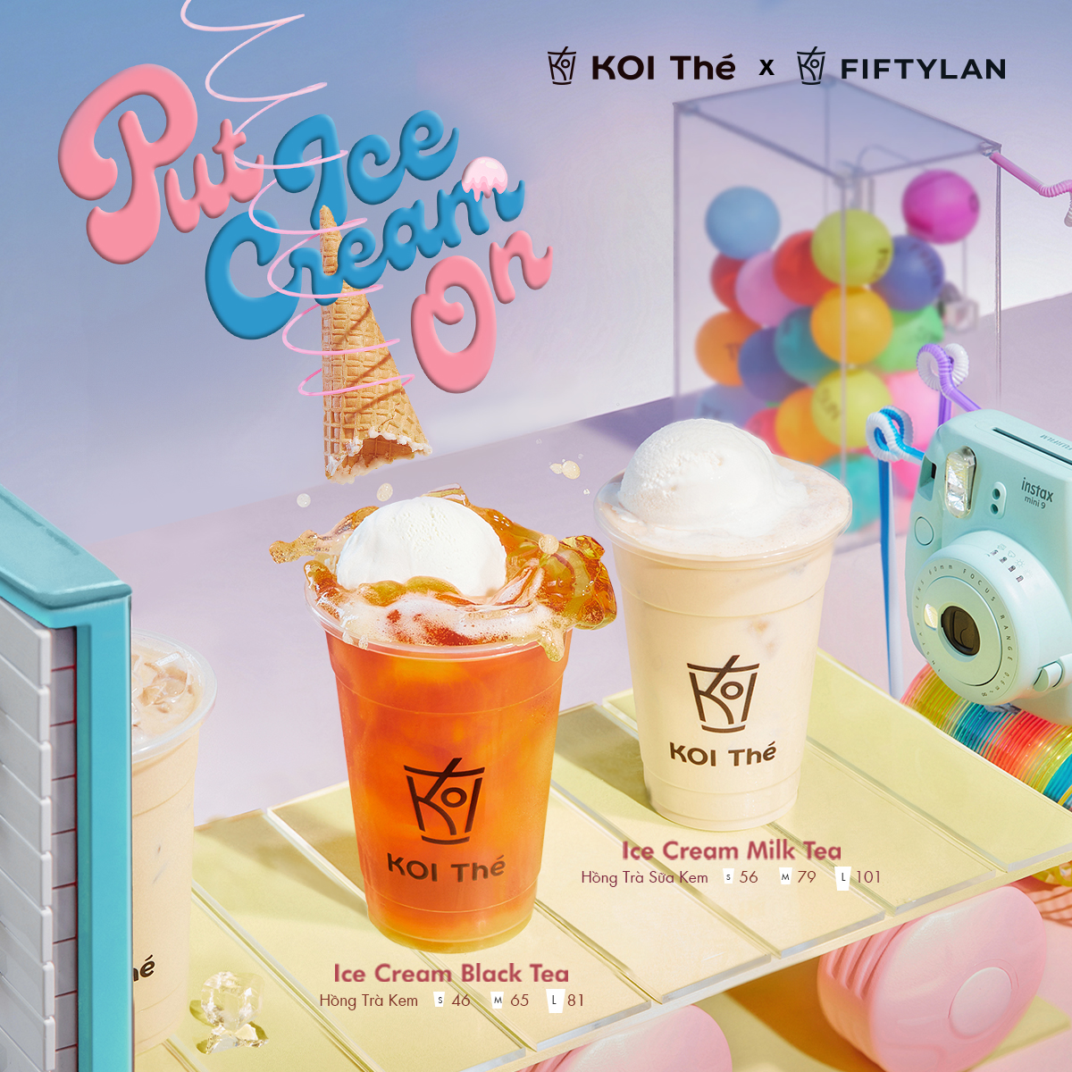 KOI THÉ - PUT ICE CREAM ON