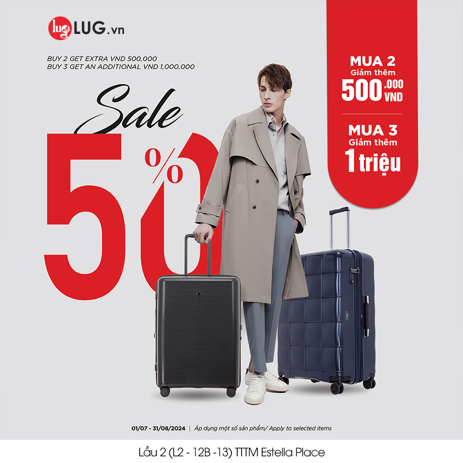 SUPER DEAL 50% + EXTRA TO VND 1,000,000