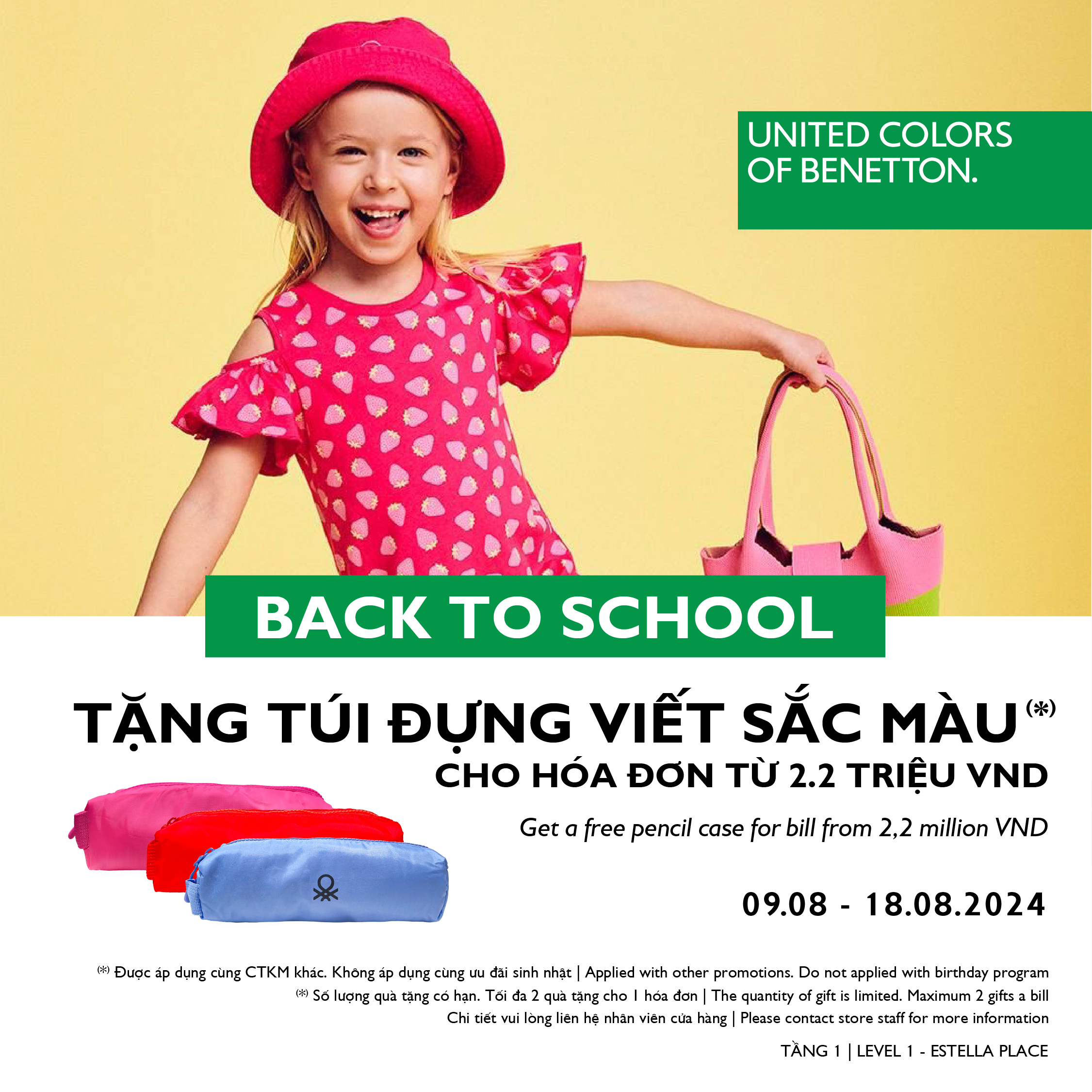 BACK TO SCHOOL WITH UNITED COLORS OF BENETTON!🎒