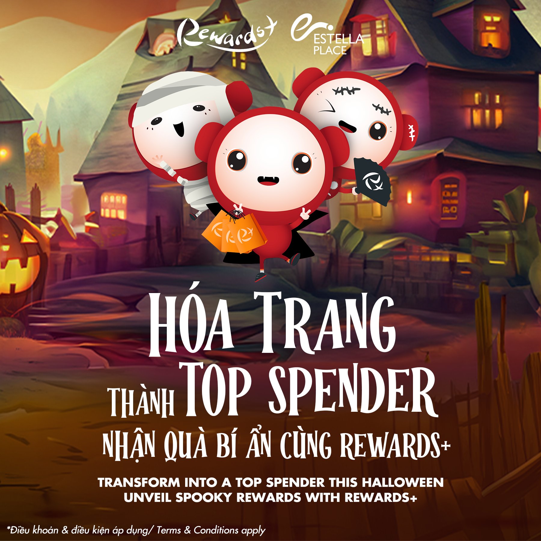👻🍁🔥TRANSFORM INTO A TOP SPENDER THIS HALLOWEEN, UNEVIL SPOOKY REWARDS WITH REWARDS+