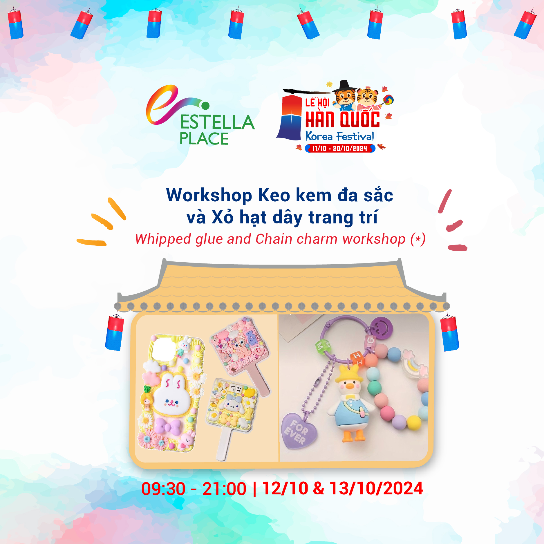 🎨COLOR & SCENT WORKSHOPS🎨WHIPPED GLUE AND CHAIN CHARM