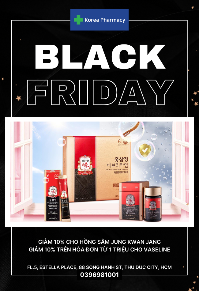 BLACK FRIDAY - GIẢM GIÁ 10%  CÓ ĐỀ KHÁNG KHỎE, NGẠI CHI GIAO MÙA