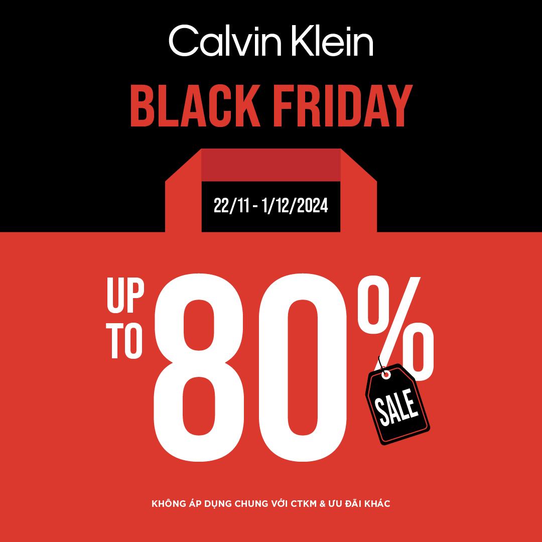🔥 CALVIN KLEIN BLACK FRIDAY - SALE UP TO 80% 🔥