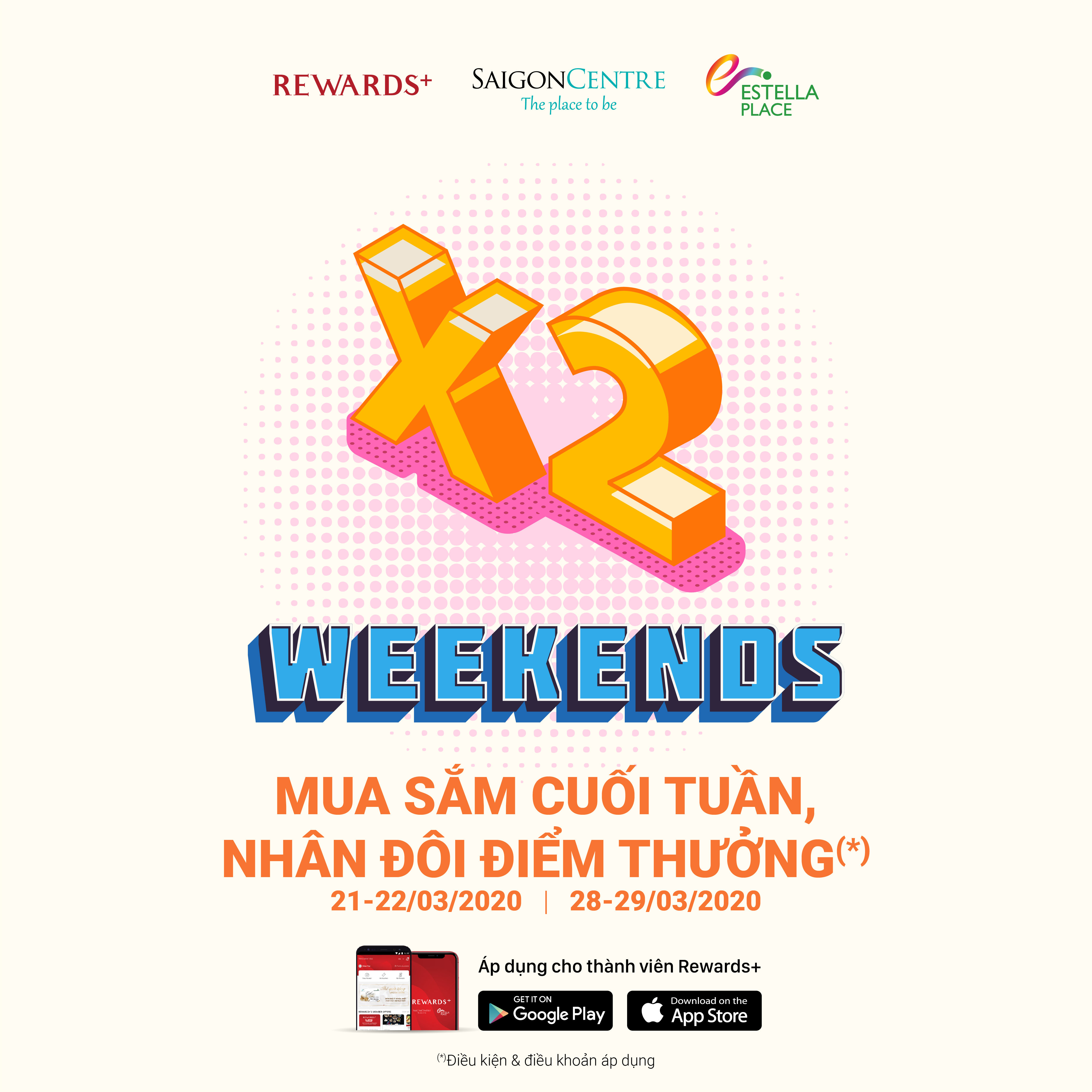 DOUBLE UP YOUR POINTS AT WEEKENDS