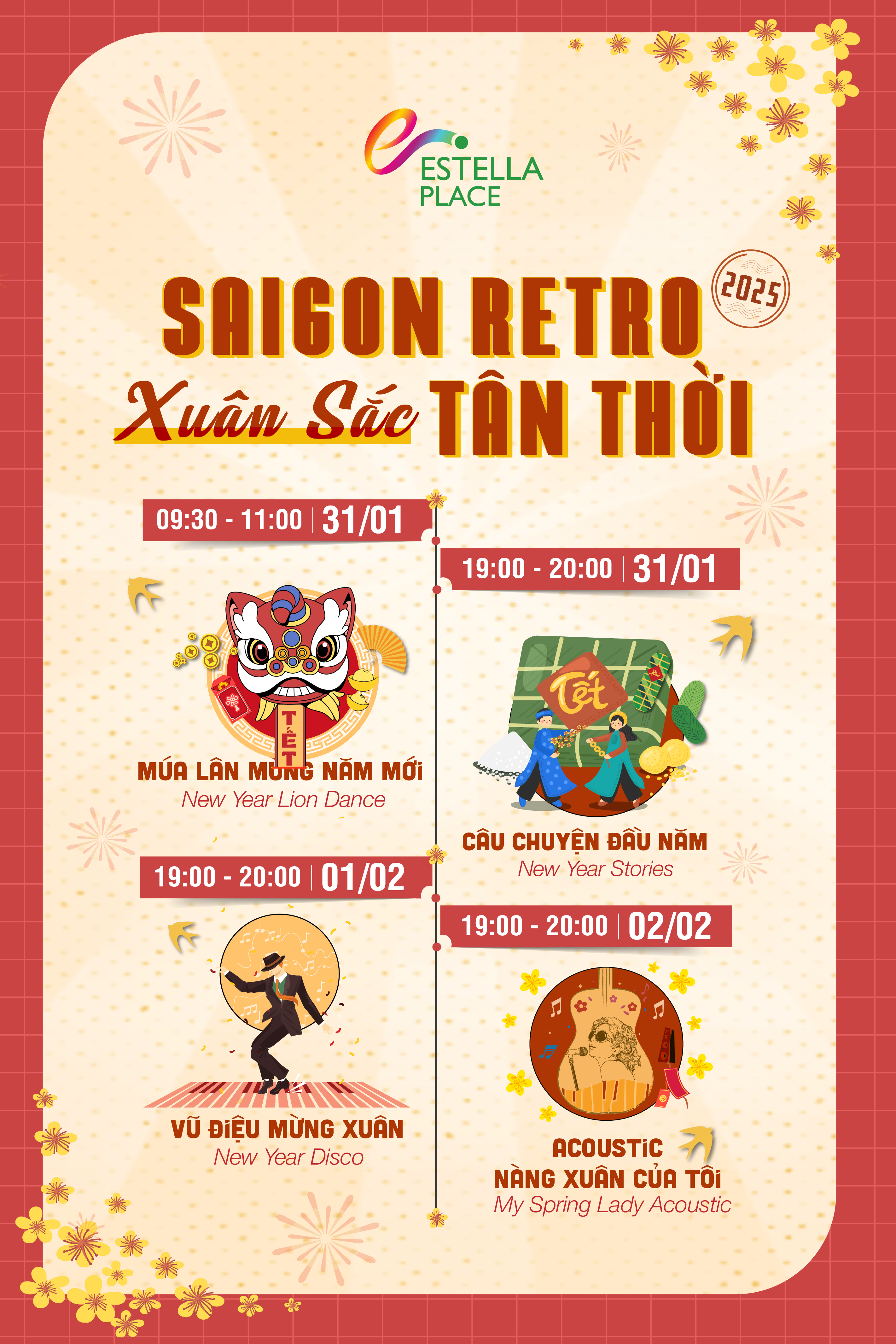 FREE & HAPPY TET at🌼SAIGON RETRO🌼