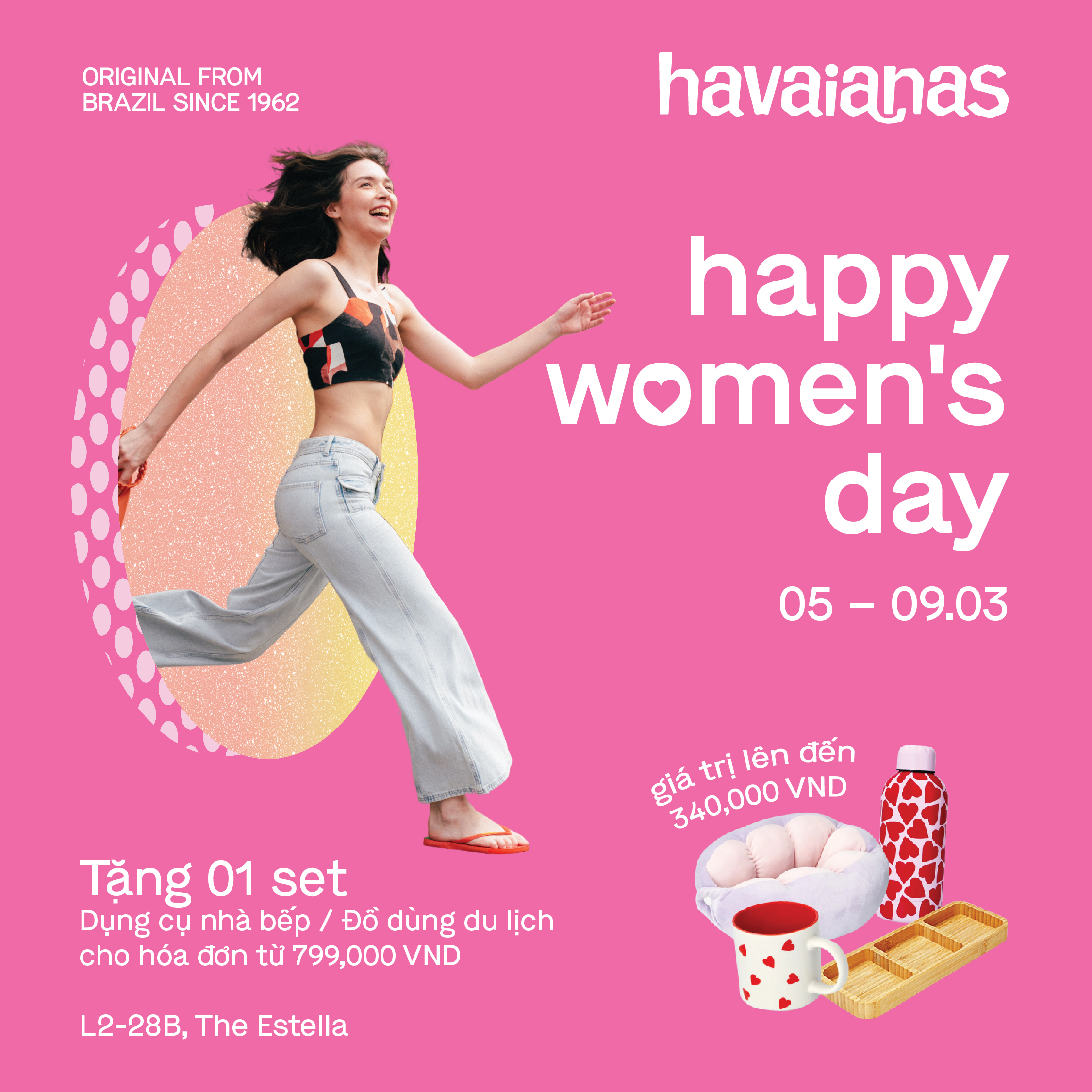 ✨NGƯỜI TA MƯỢN RƯỢU TỎ TÌNH  CÒN ❤️ HAVAIANAS MƯỢN SET QUÀ SIÊU CƯNG TỎ LÒNG VỚI HỘI "CHỊ ĐẸP, EM XINH" NHÂN NGÀY QUỐC TẾ PHỤ NỮ 8/3✨