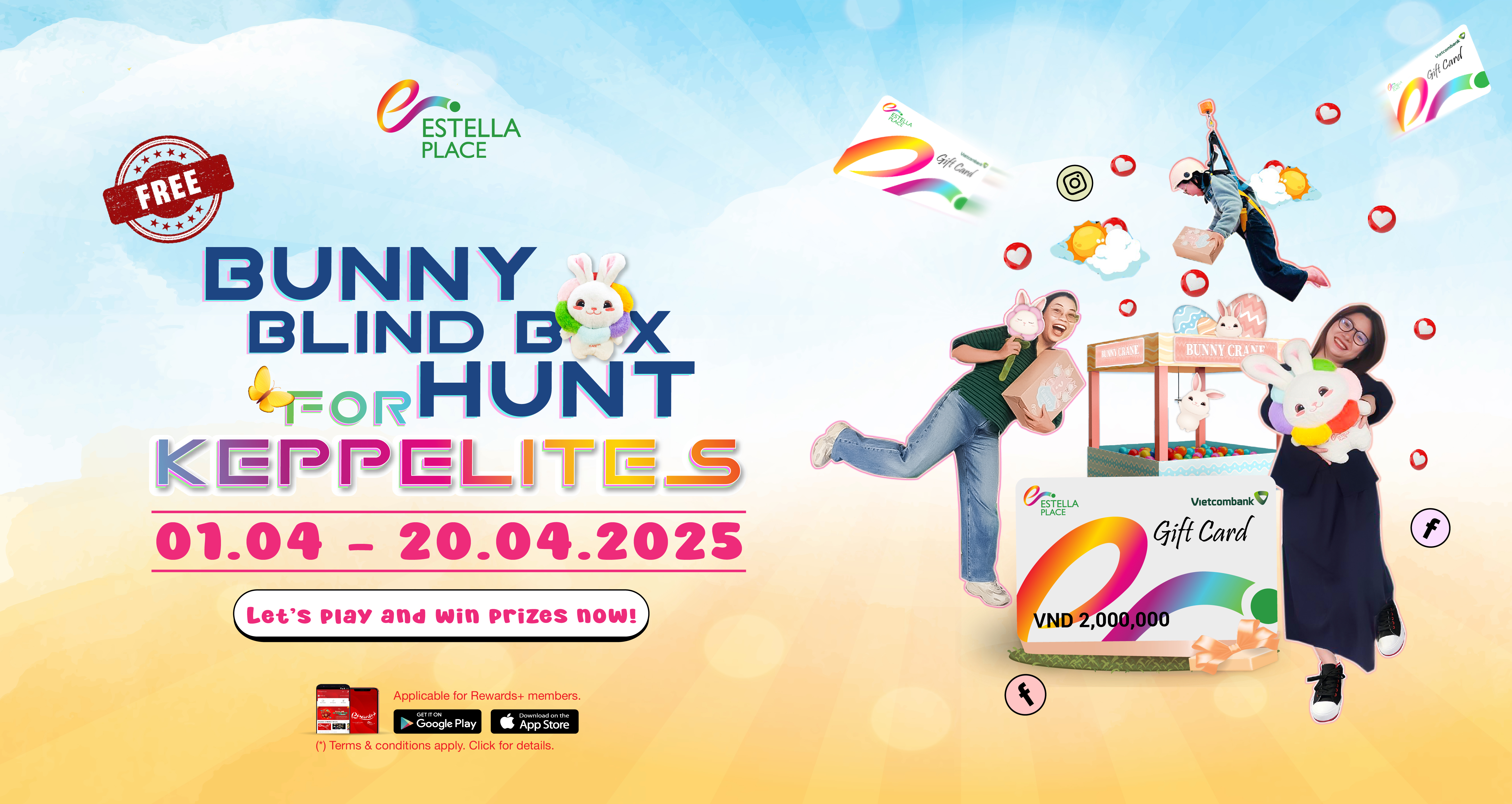 FREE BUNNY BLIND BOX HUNT FOR KEPPELITES