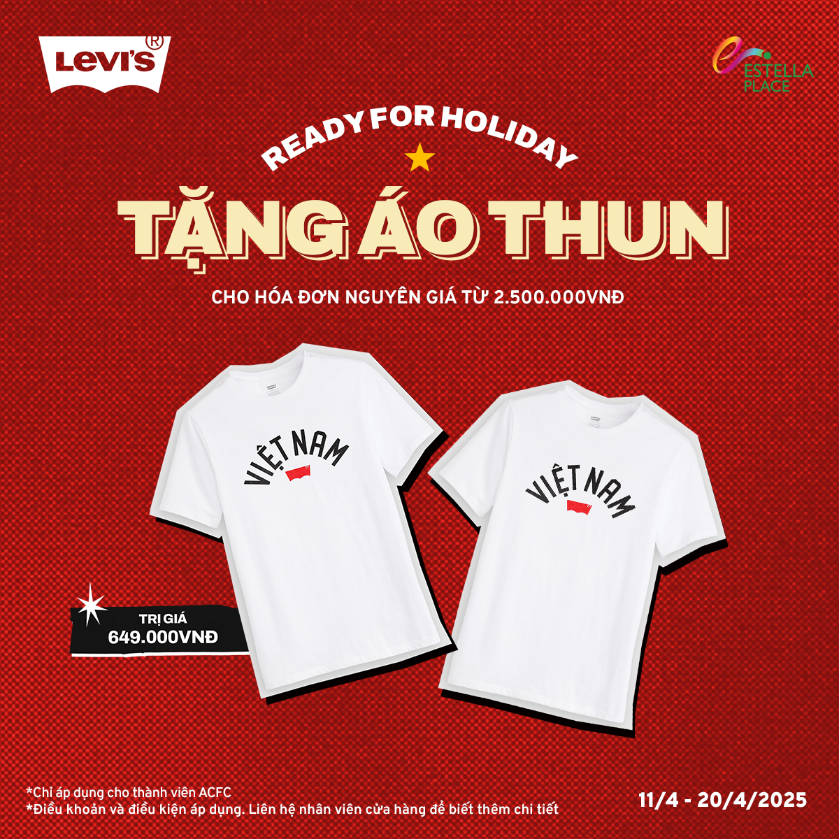 READY FOR THE HOLIDAY WITH LEVI'S HOT ITEMS