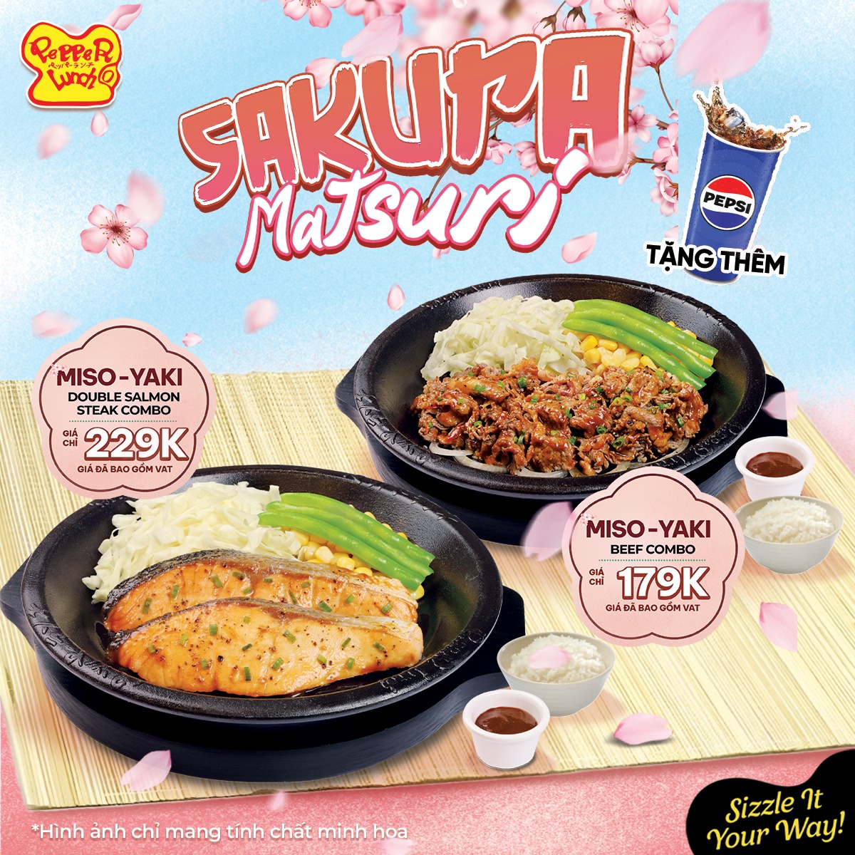🌸COMBO MỚI - Sakura Matsuri - Mùa Hoa Anh Đào🌸