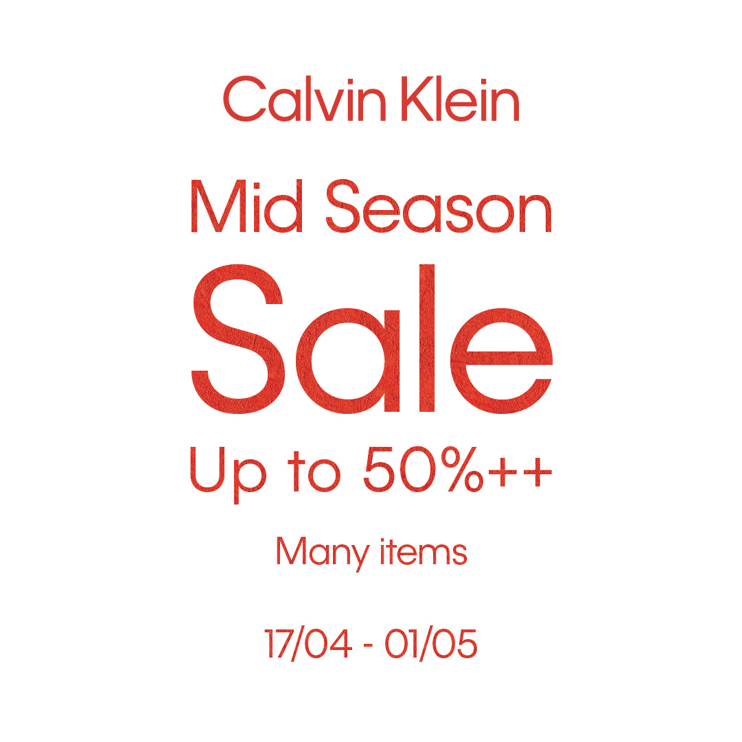 CALVIN KLEIN - MID SEASON SALE UP TO 50%++ MANY ITEMS