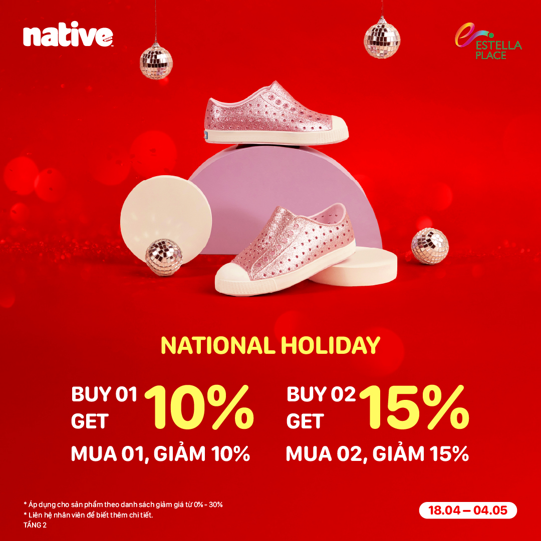 🎉 NATIVE SHOES – NATIONAL HOLIDAY SPECIAL OFFER 🎉