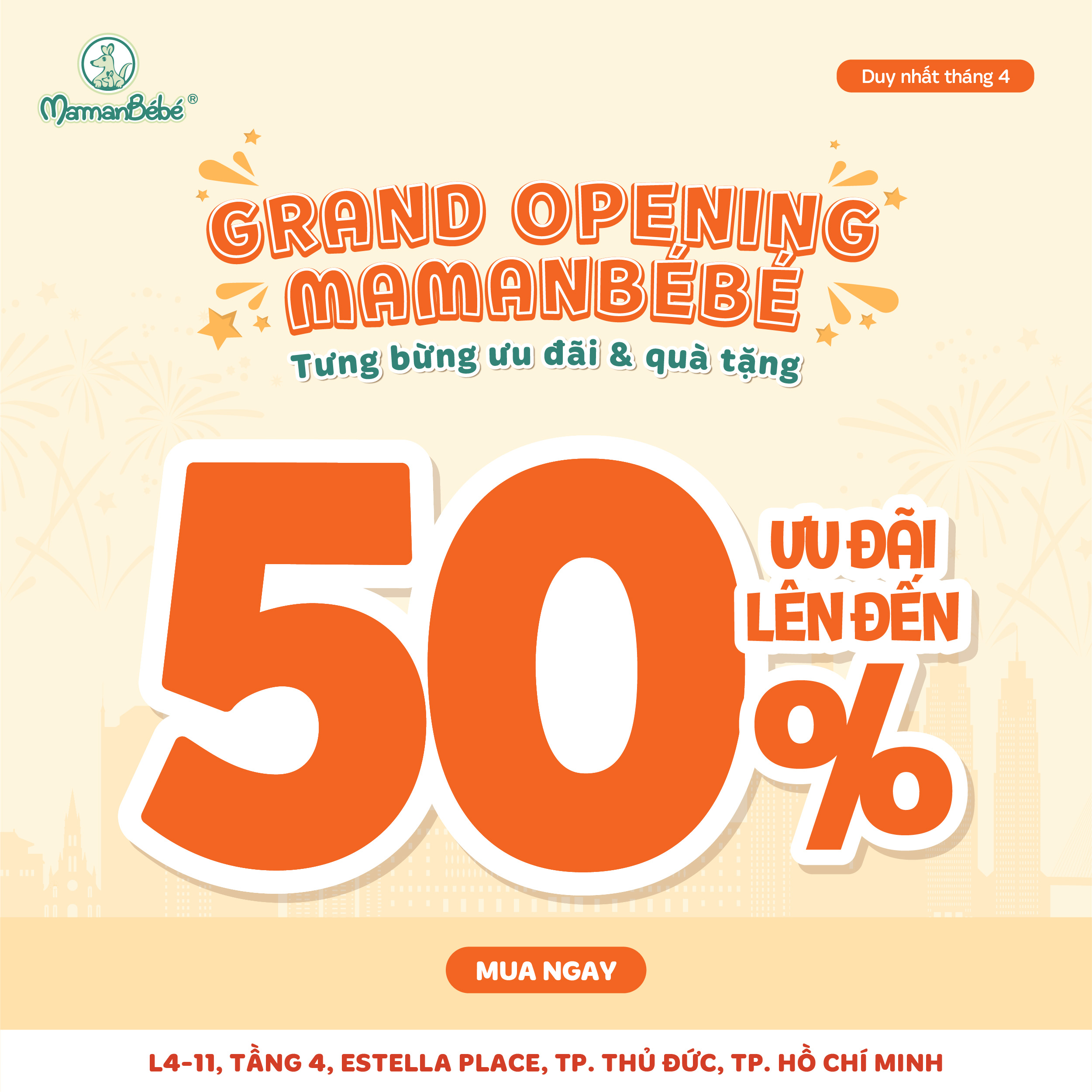 GRAND OPENING CELEBRATION – HOT DEALS AT MAMANBÉBÉ 🤩🤩🤩
