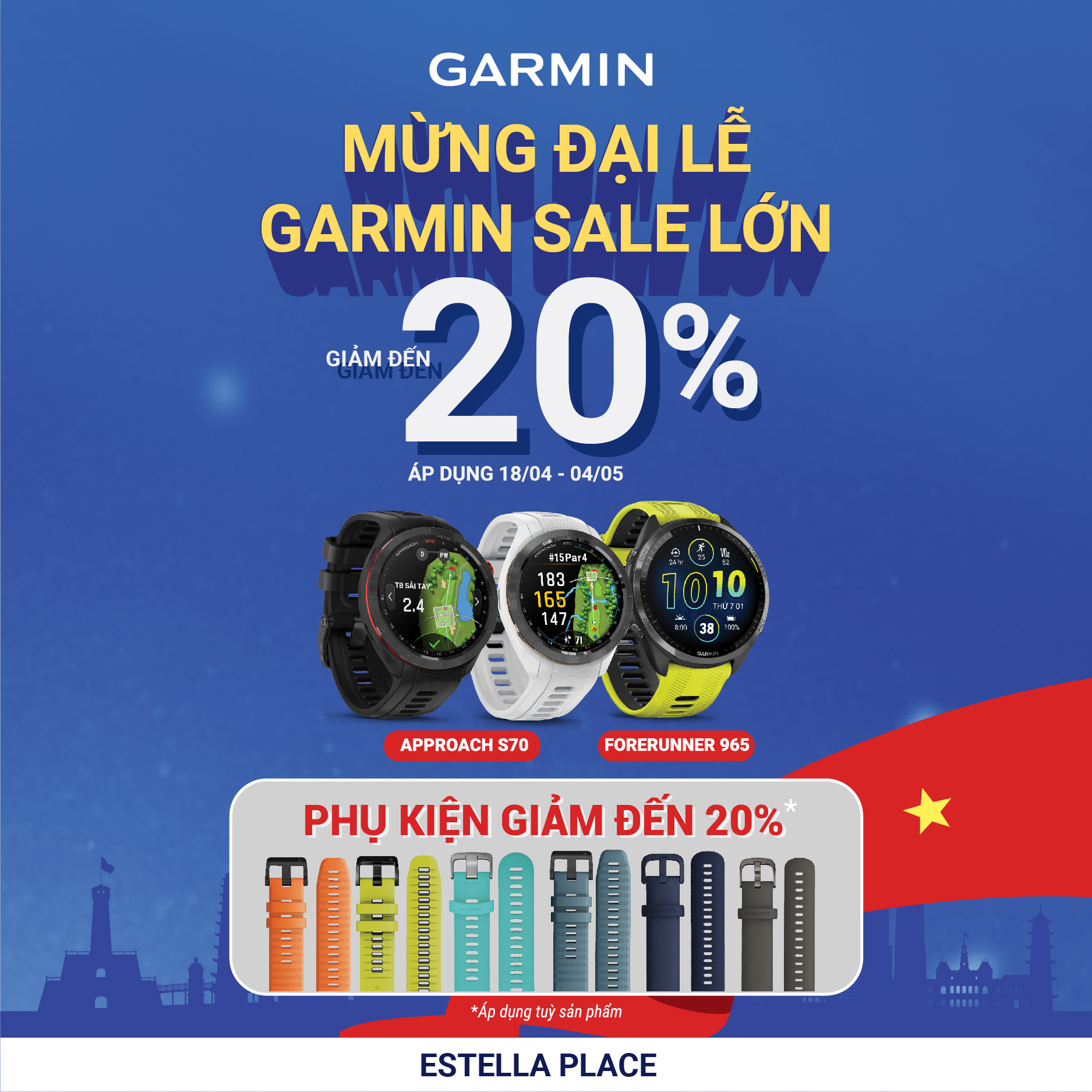 HAPPY INDEPENDENCE’S DAY SALE – GRAB YOUR GARMIN WATCH AT SHOCKING PRICES!