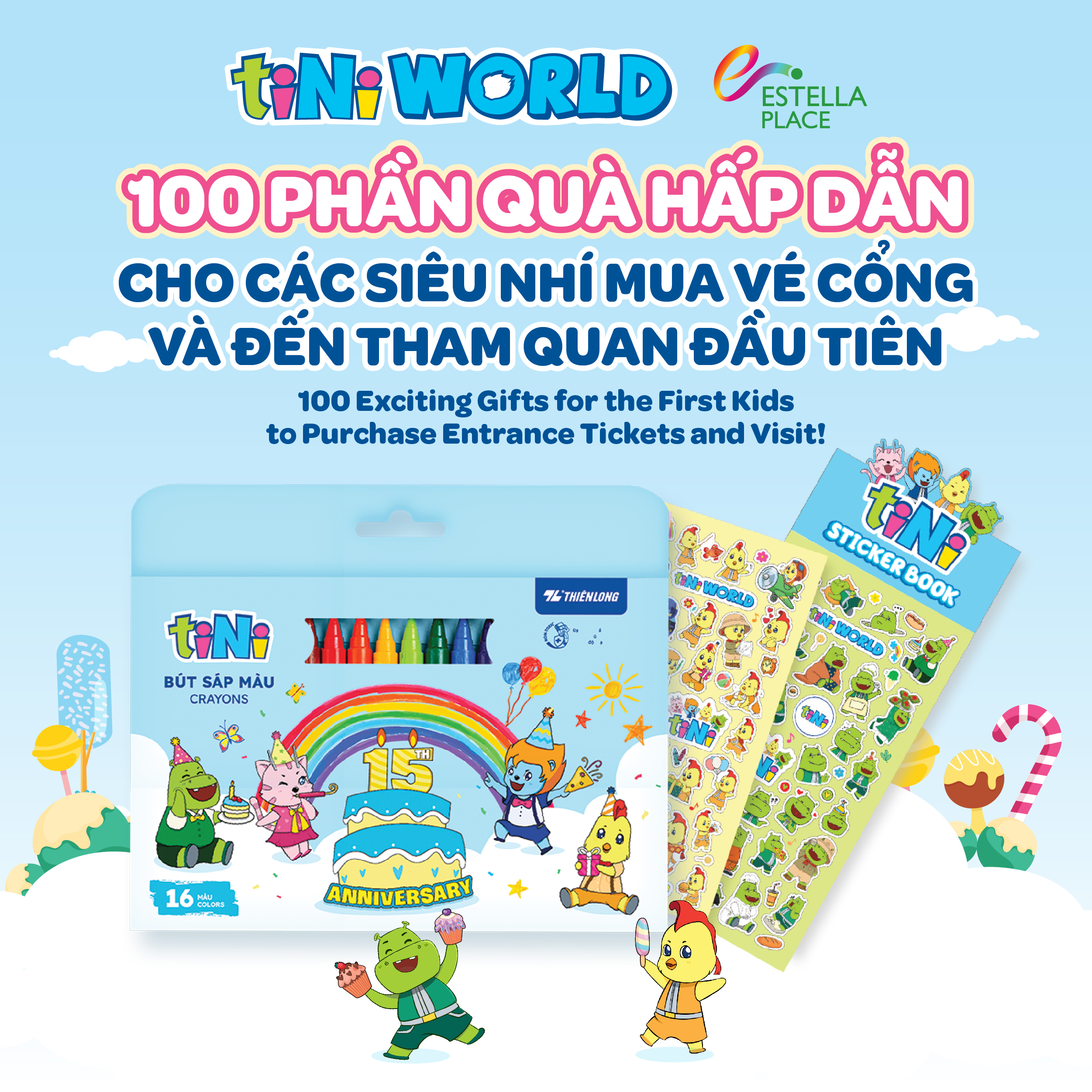 🍭GET READY TO BE SWEETLY SURPRISED AT THE CANDY KINGDOM - TINIWORLD ESTELLA PLACE!🍭