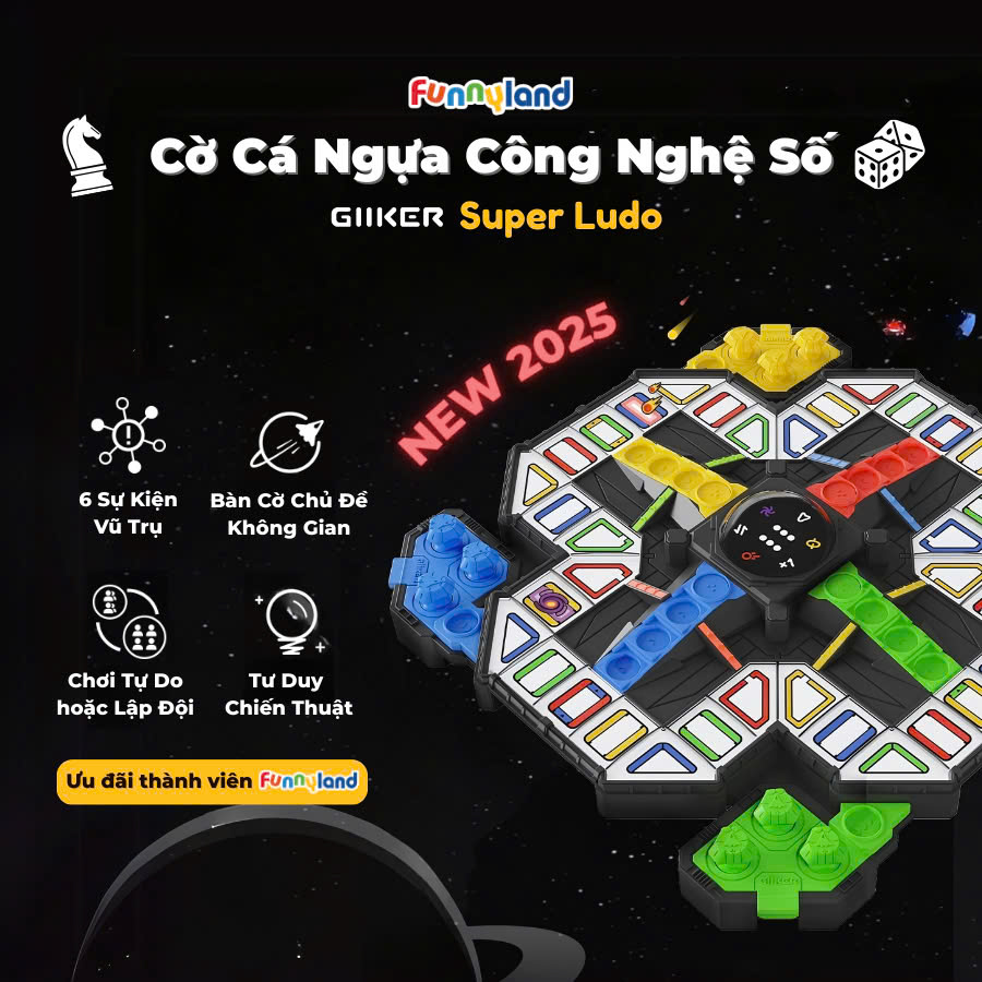 SUPER LUDO – THE TECH-UPGRADED LUDO GAME FROM GIIKER