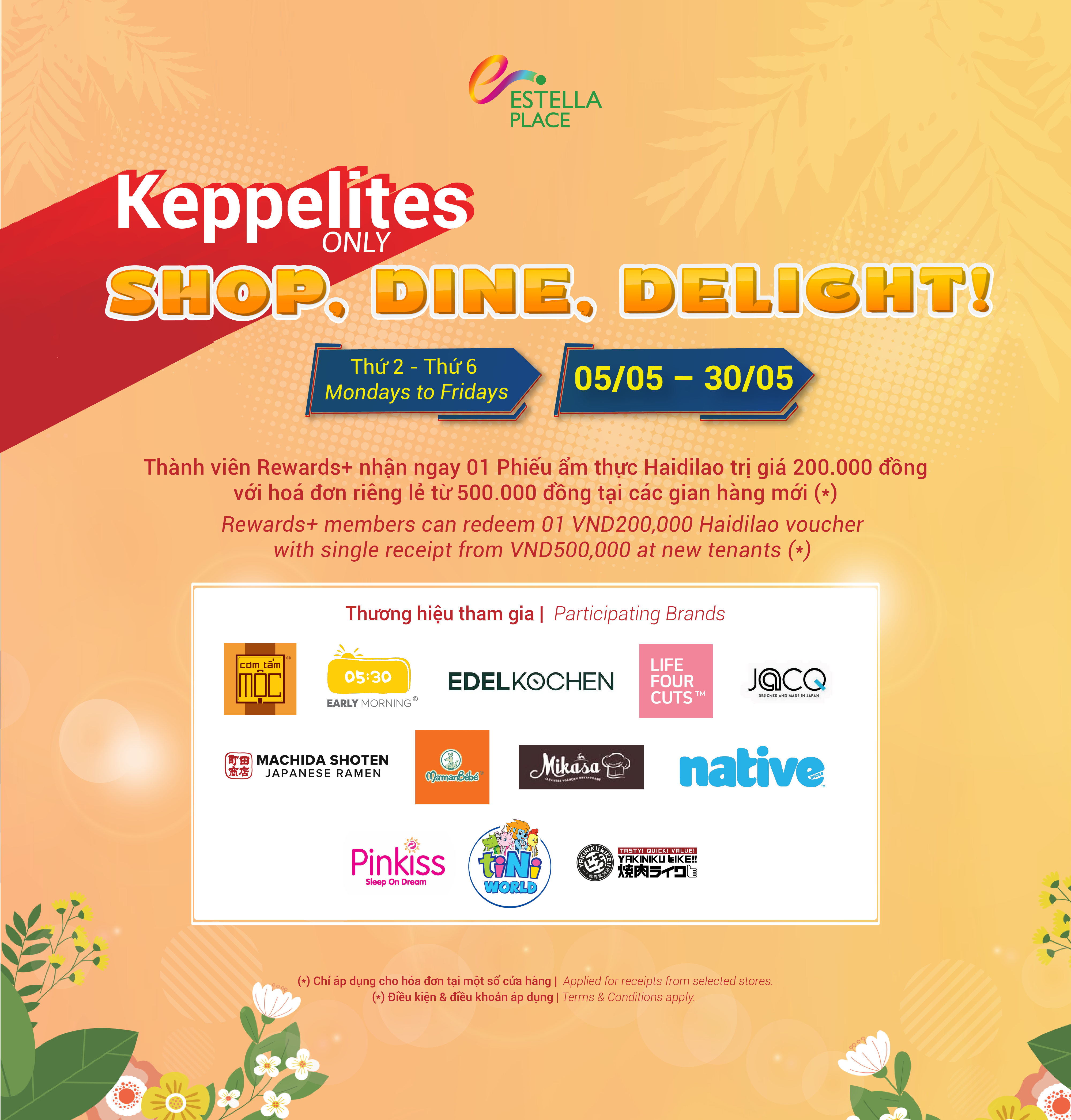 SHOP, DINE, DELIGHT!