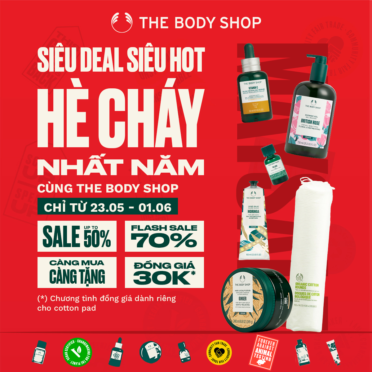 MAY DEALS YOU CAN’T MISS – BIGGEST SALE FROM THE BODY SHOP