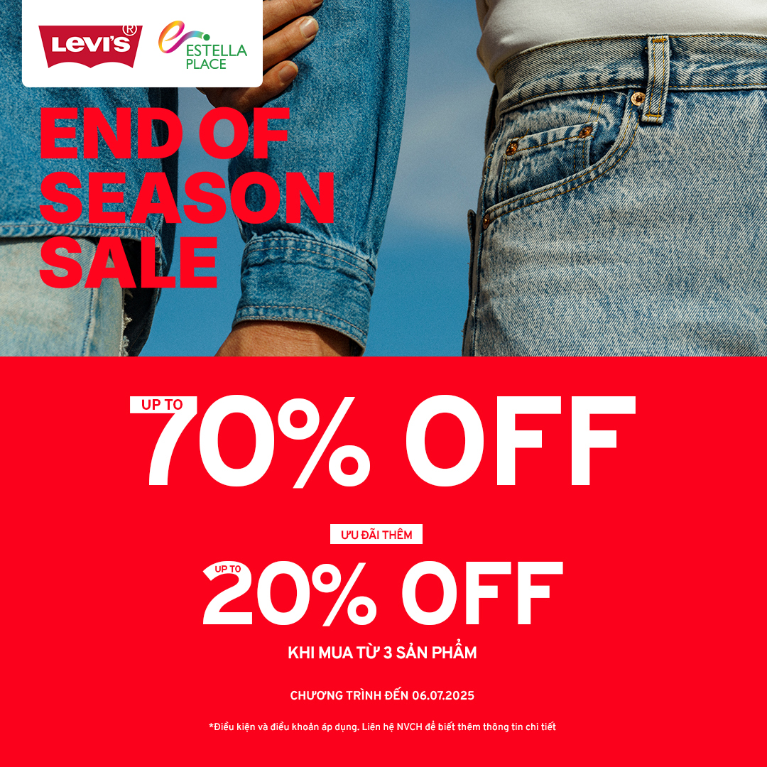 LEVI'S END OF SEASON SALE - CONTINUED MEGA SALE, UP TO 70% OFF
