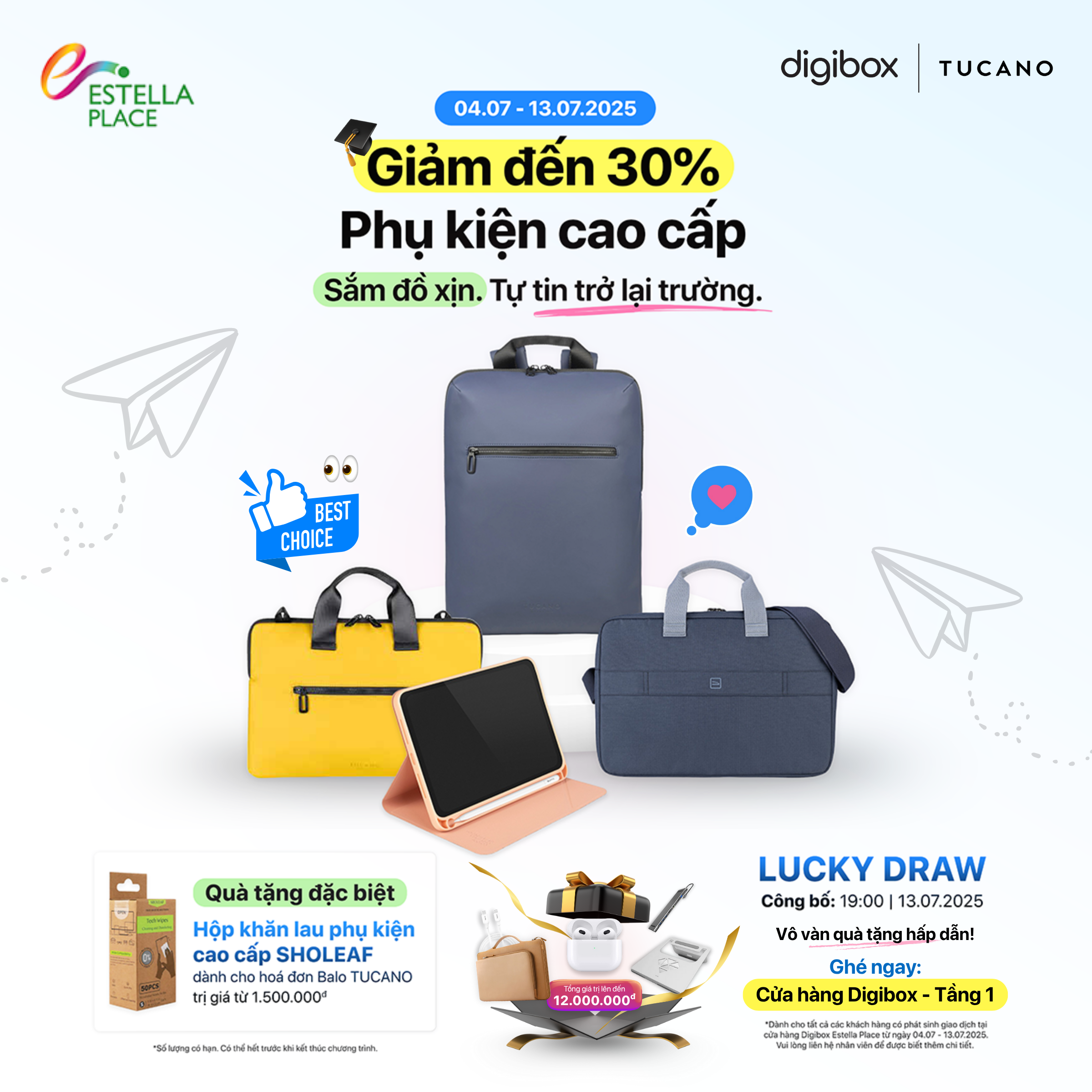 💼 BACK TO SCHOOL - GIẢM ĐẾN 30% PHỤ KIỆN CAO CẤP