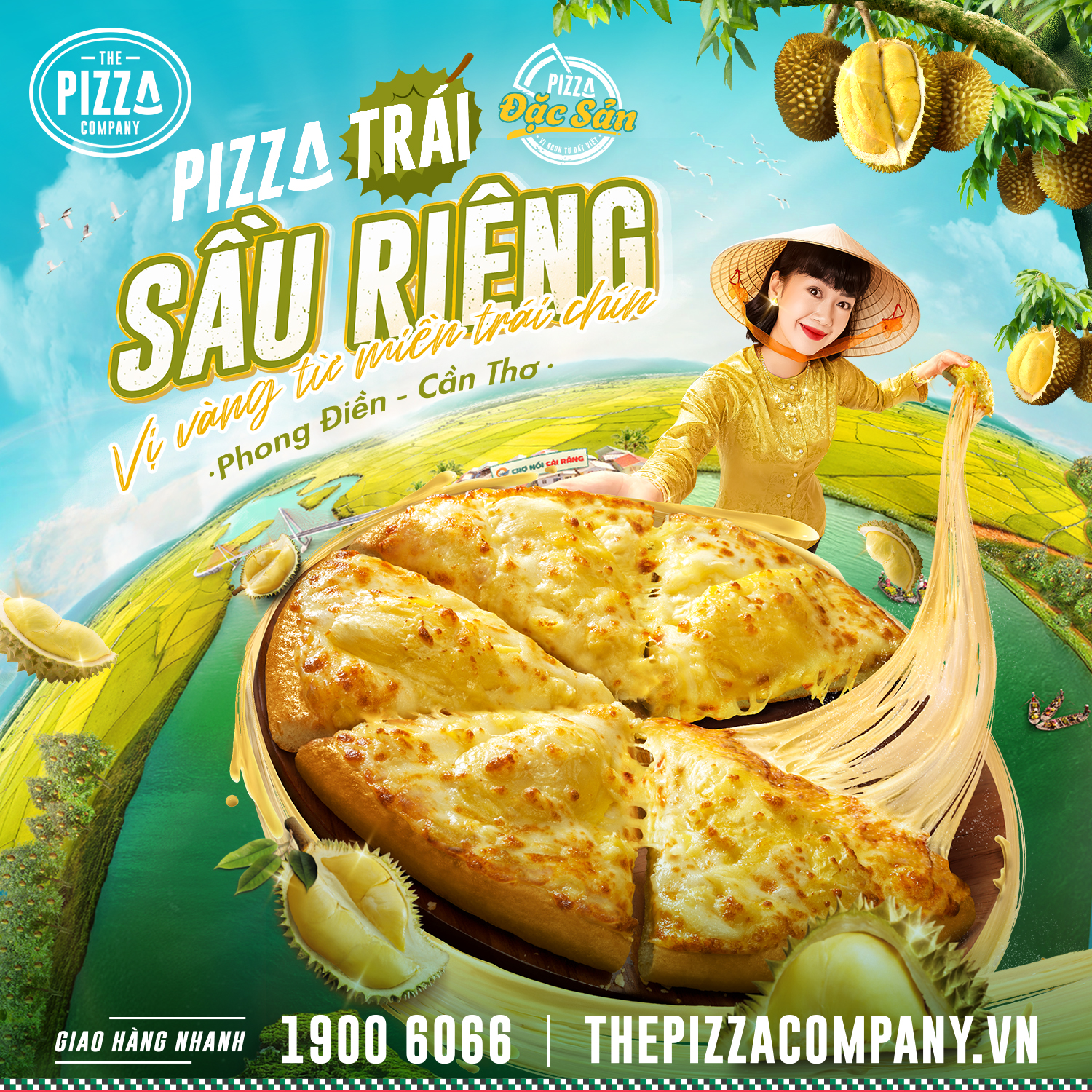 🍕PIZZA TRÁI SẦU RIÊNG