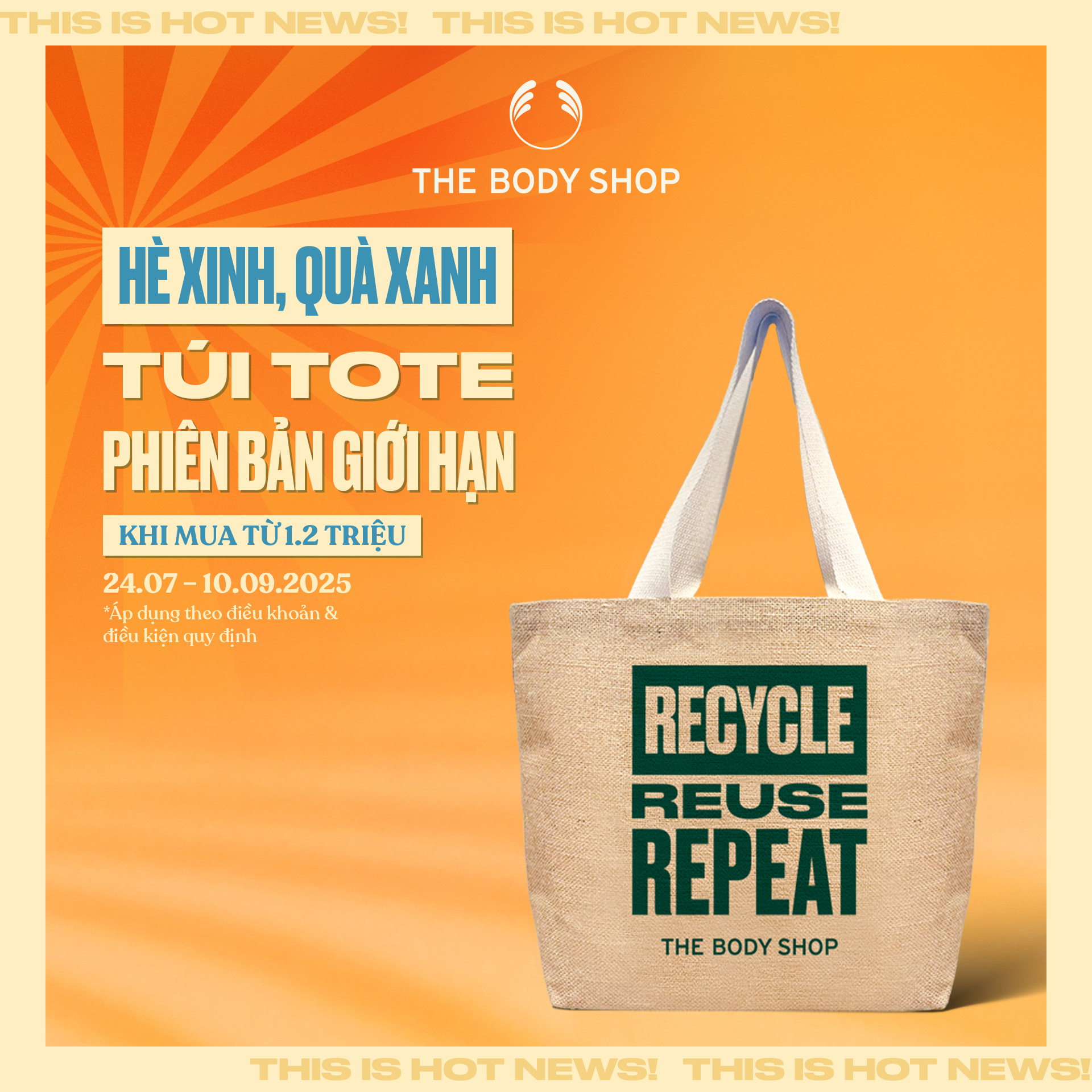 👜 TẶNG NGAY TÚI TOTE PHIÊN BẢN GIỚI HẠN