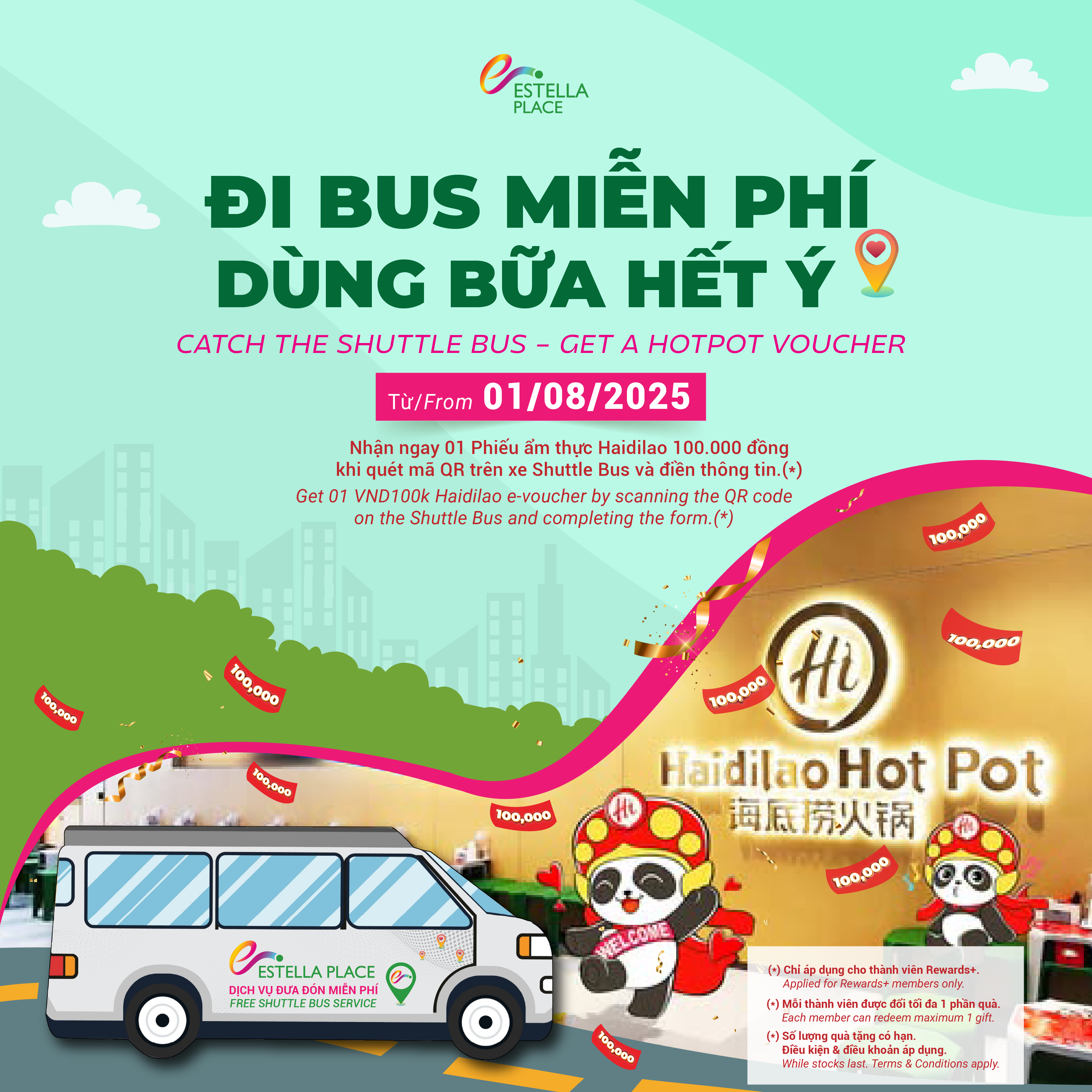 🚌CATCH THE SHUTTLE BUS😋GET A HOTPOT VOUCHER