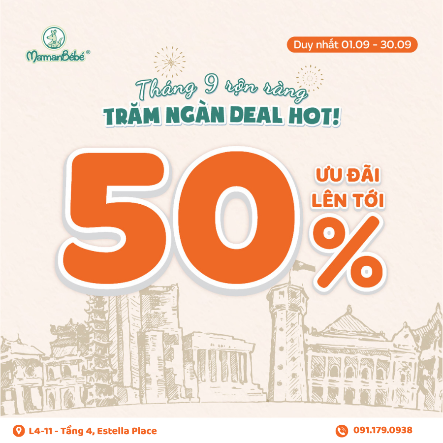 🧡 THÁNG 9 RỘN RÀNG - TRĂM NGÀN DEAL HOT!